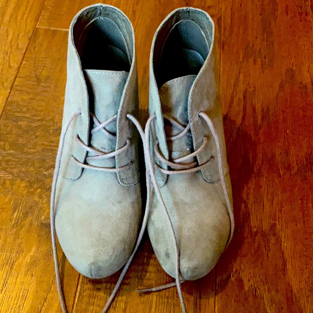 Grey booties